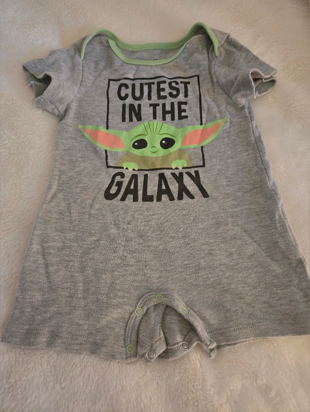 Baby Gray 'Cutest in the Galaxy' Outift